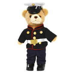 10'' Mini US Marine Corps Beige Teddy in Dress Blues