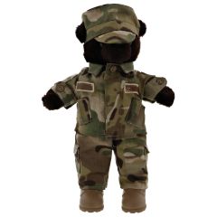10'' Mini US Air Force Male Teddy Bear in Airman Battle Uniform